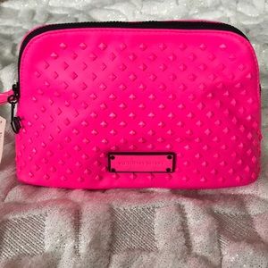 💄VS- Hot Pink Studded-Makeup Bag 💋